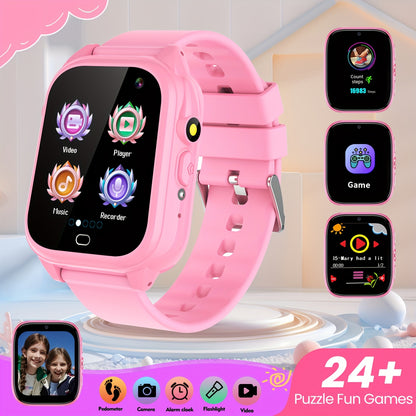 Kids Smartwatch for Boys 3-12 – Touchscreen, Camera, Music, Games, Calendar & Voice Notebook