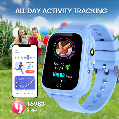 Kids Smartwatch for Boys 3-12 – Touchscreen, Camera, Music, Games, Calendar & Voice Notebook