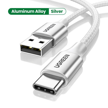 UGREEN 3A USB-C Cable – iPhone 17/16, Xiaomi, Samsung, iPad, Poco