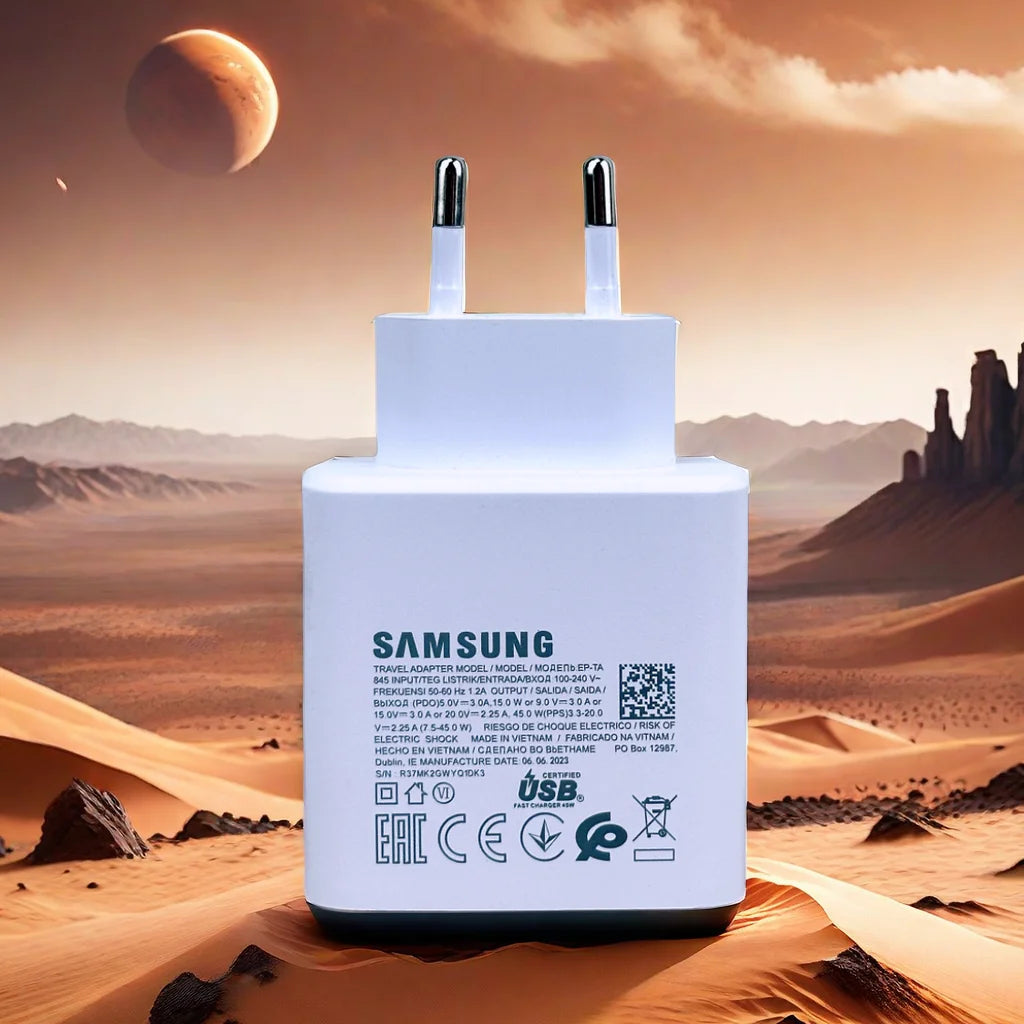 Samsung 45W Charger Adapter for Z Fold and Flip