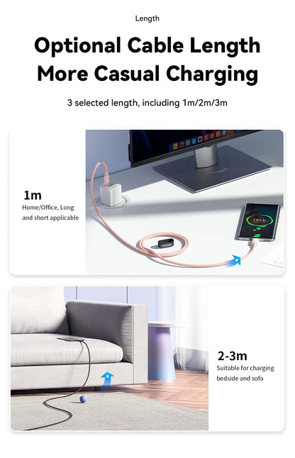 Essager 100W USB-C Cable – Huawei Honor, Xiaomi, OnePlus, Samsung