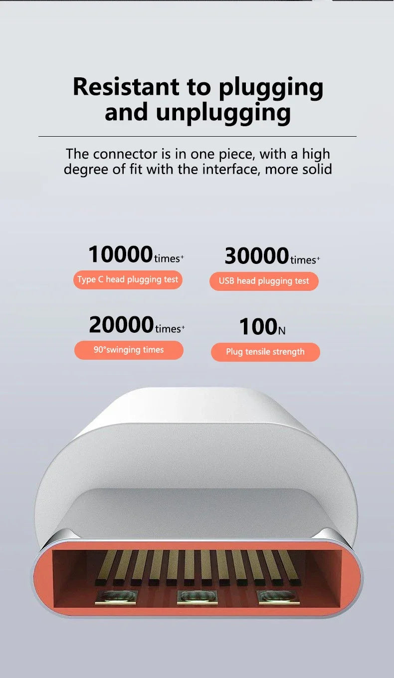 120W USB to USB-C Fast Charging Cable – Huawei, Honor, Xiaomi, Redmi