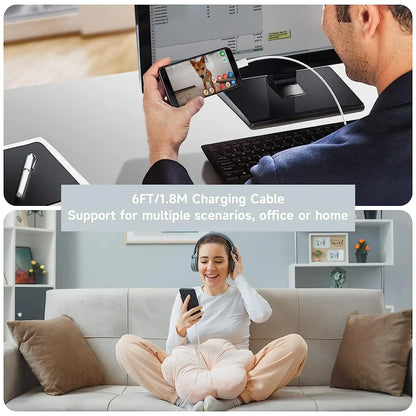 3-Pack 100W USB-C Fast Charging Cable – 6A Quick Charge