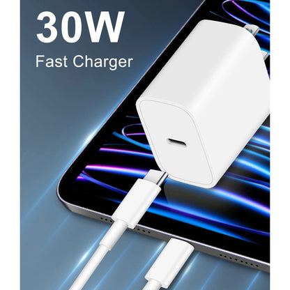 3-Pack 30W PD USB-C Fast Charger – iPhone 15 & Samsung Android
