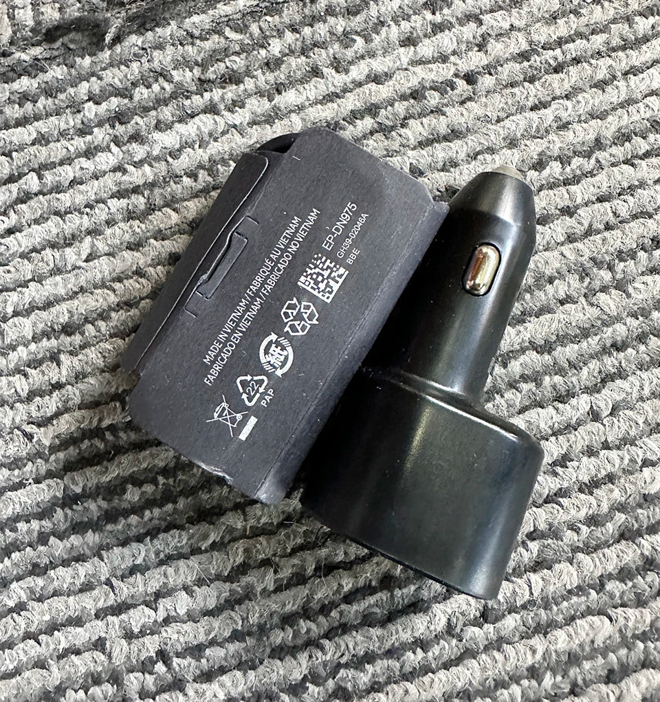 Samsung 60W Dual USB-C Car Charger | Super Fast Charger for Galaxy & Note Series
