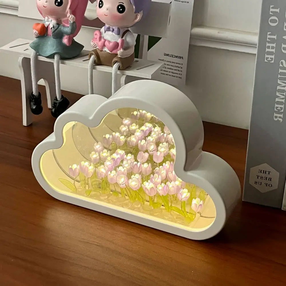 Romantic Handmade Tulip Night Lamp – Unique DIY Gift for Girlfriend, Birthday, Christmas & Holiday Decor