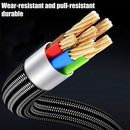 240W Nylon USB-C Fast Charging Cable – Samsung, Xiaomi, Huawei, Honor