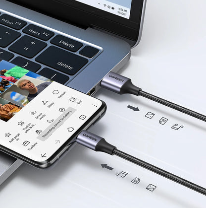 UGREEN 3A USB-C Cable – iPhone 17/16, Xiaomi, Samsung, iPad, Poco