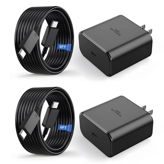 samsung 45w usb-c fast charger with data cable