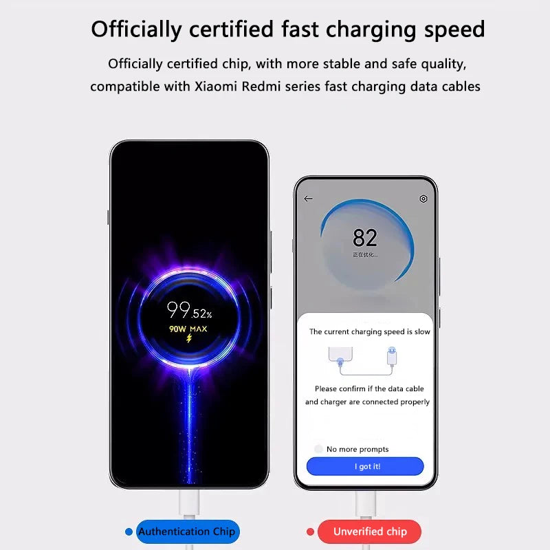 90W USB-C Fast Charger for Xiaomi 15/14/13/12/11 Ultra, Redmi Note 12T/13 Pro Turbo