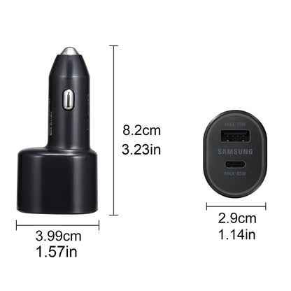 samsung 60w dual usb c car charger