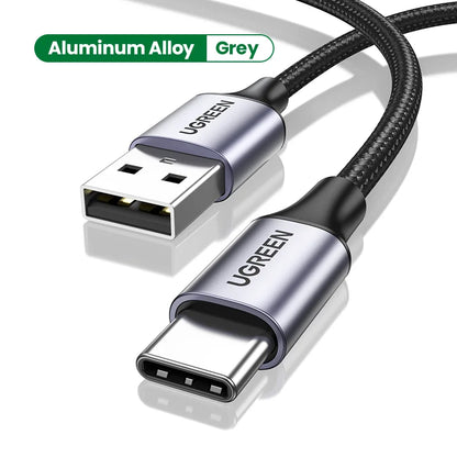 UGREEN 3A USB-C Cable – iPhone 17/16, Xiaomi, Samsung, iPad, Poco