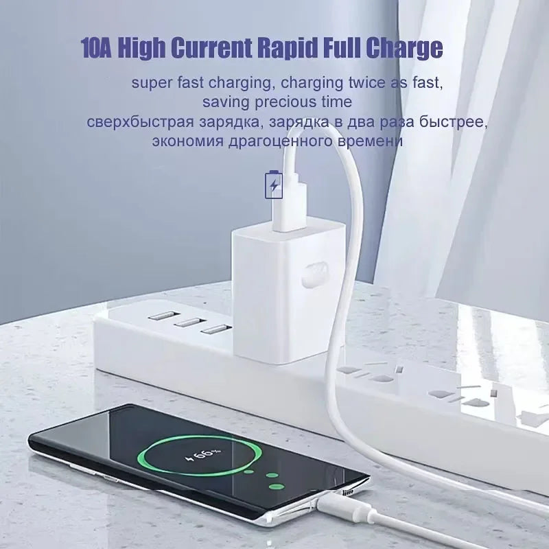 3-Pack 100W USB-C Fast Charging Cable – 6A Quick Charge