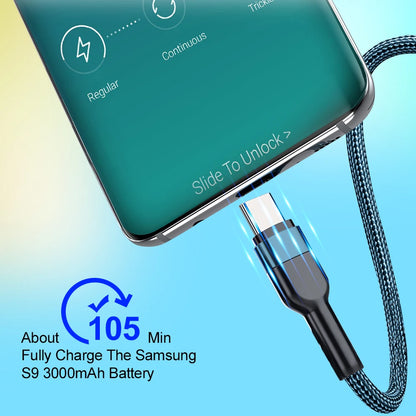 Vumpach USB-C Fast Charging Cable – iPhone 15, Samsung, Xiaomi, Huawei