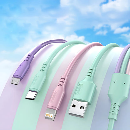 3-in-1 Super Fast Charging Cable – iPhone 15–11, USB-C, Micro USB