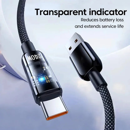 240W USB to USB-C Fast Charging Cable – Samsung, Xiaomi, Huawei, OPPO