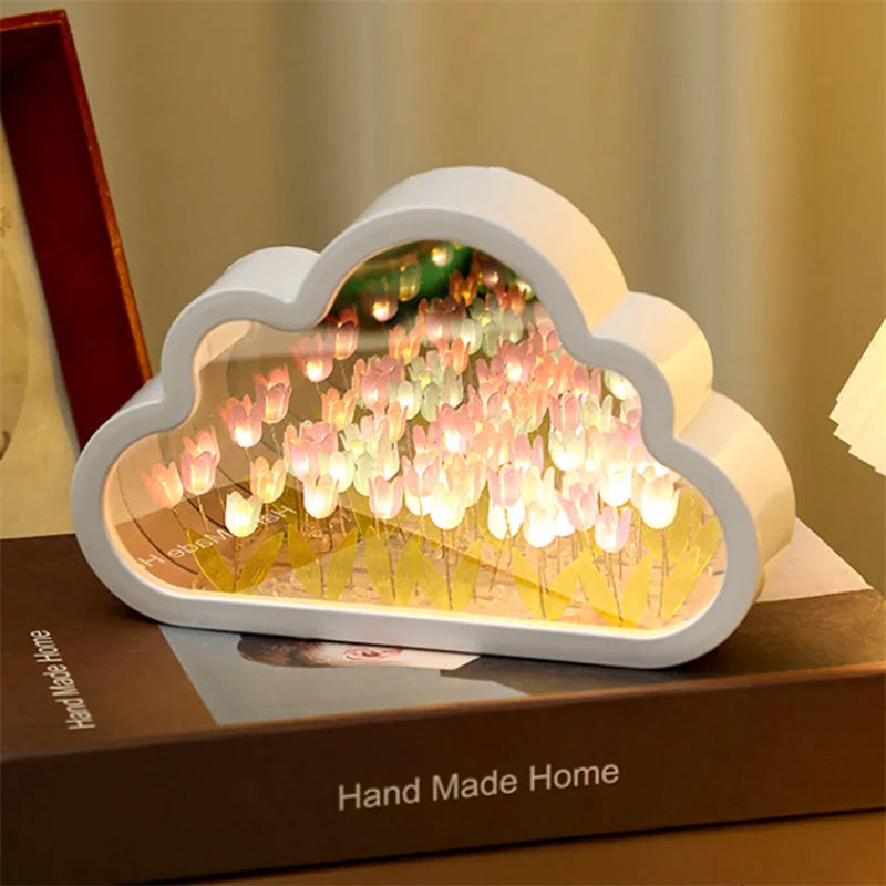 Romantic Handmade Tulip Night Lamp – Unique DIY Gift for Girlfriend, Birthday, Christmas & Holiday Decor