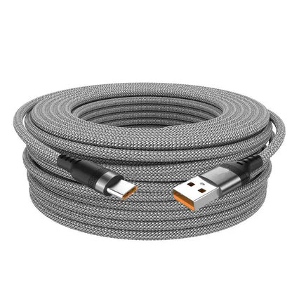 6A Nylon USB-C Fast Charging Cable – Samsung, Huawei, Xiaomi (1–8M)