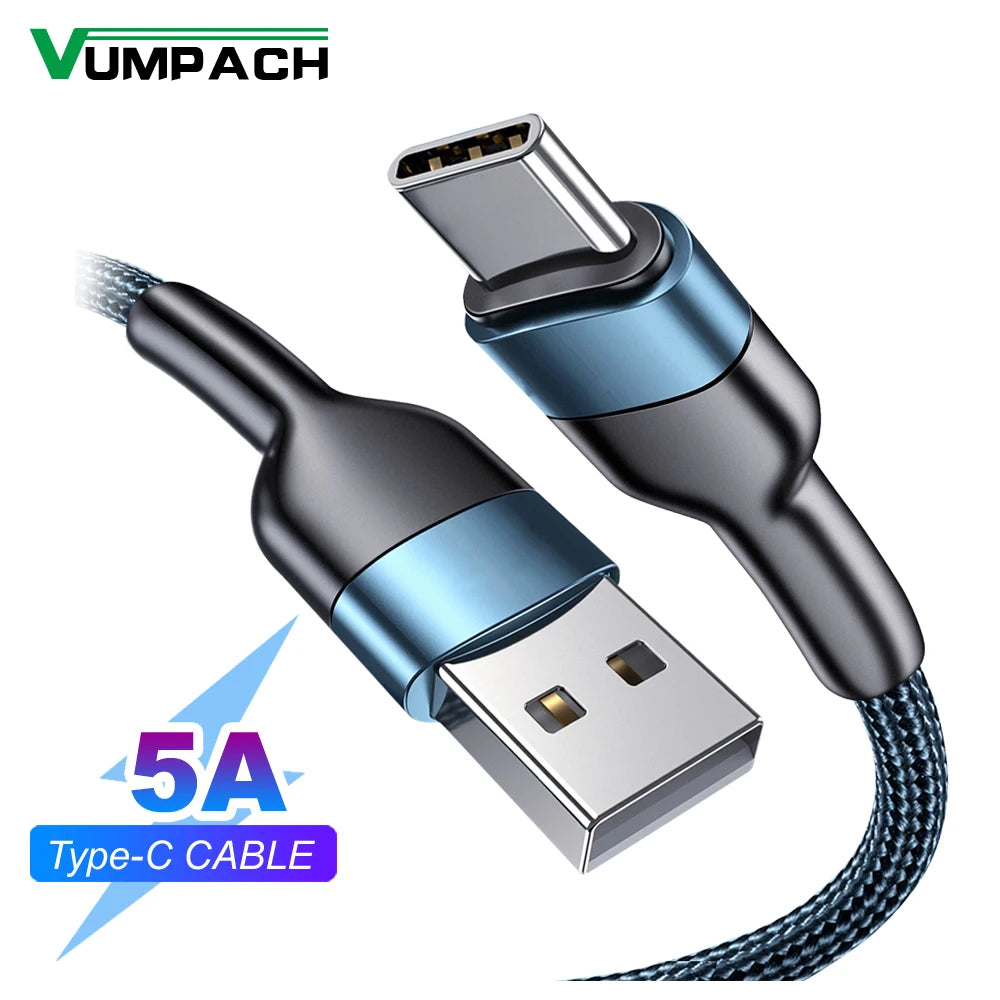 Fast USB-C Cable – Samsung, Xiaomi, Vivo, iPhone 16/15, Huawei