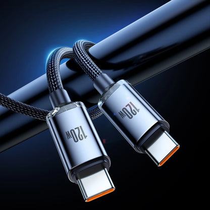 120W 6A USB-C to USB-C Fast Charger – Samsung, Xiaomi, Huawei, MacBook, iPad