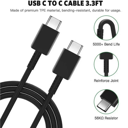Samsung 60W Dual USB-C Car Charger | Super Fast Charger for Galaxy & Note Series