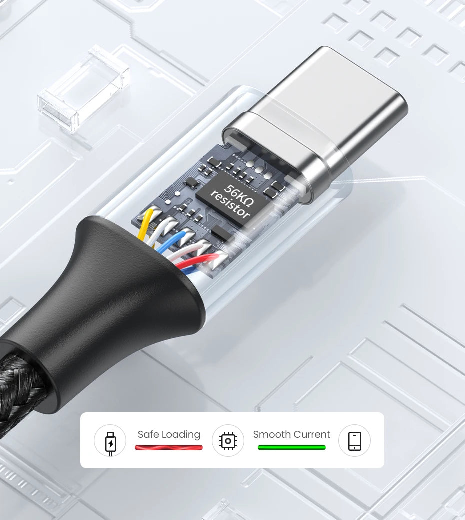 UGREEN 3A USB-C Cable – iPhone 17/16, Xiaomi, Samsung, iPad, Poco