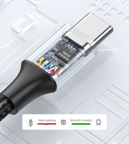 UGREEN 3A USB-C Cable – iPhone 17/16, Xiaomi, Samsung, iPad, Poco