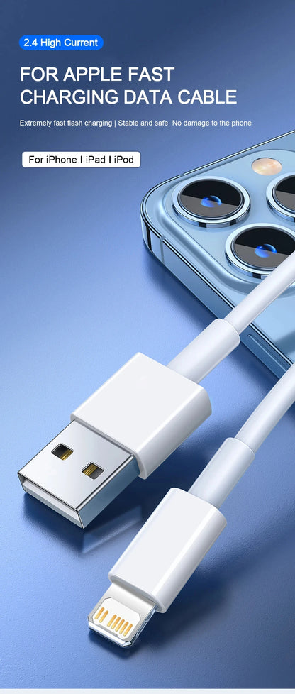 40W PD USB-C Fast Charger Cable – iPhone 16/15/14/13/12/11 & iPad