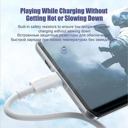 3-Pack 100W USB-C Fast Charging Cable – 6A Quick Charge