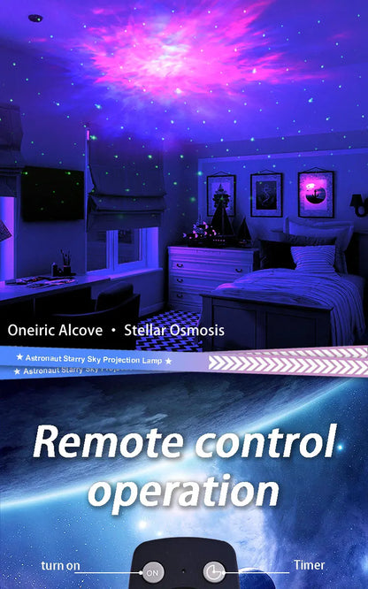 Astronaut Galaxy Projector – LED Starry Night Lamp for Bedroom, Holiday & Kids Gift