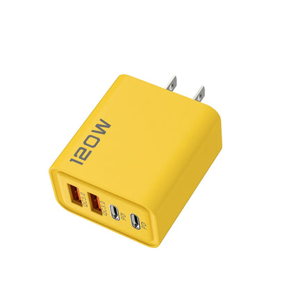 120W PD USB-C Fast Charger – iPhone 15 Pro & Samsung Quick Charge 3.0