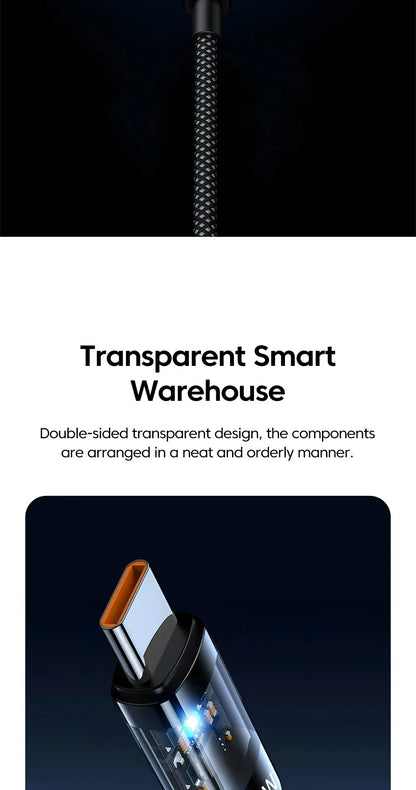 240W USB to USB-C Fast Charging Cable – Samsung, Xiaomi, Huawei, OPPO