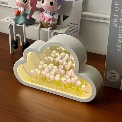 Romantic Handmade Tulip Night Lamp – Unique DIY Gift for Girlfriend, Birthday, Christmas & Holiday Decor