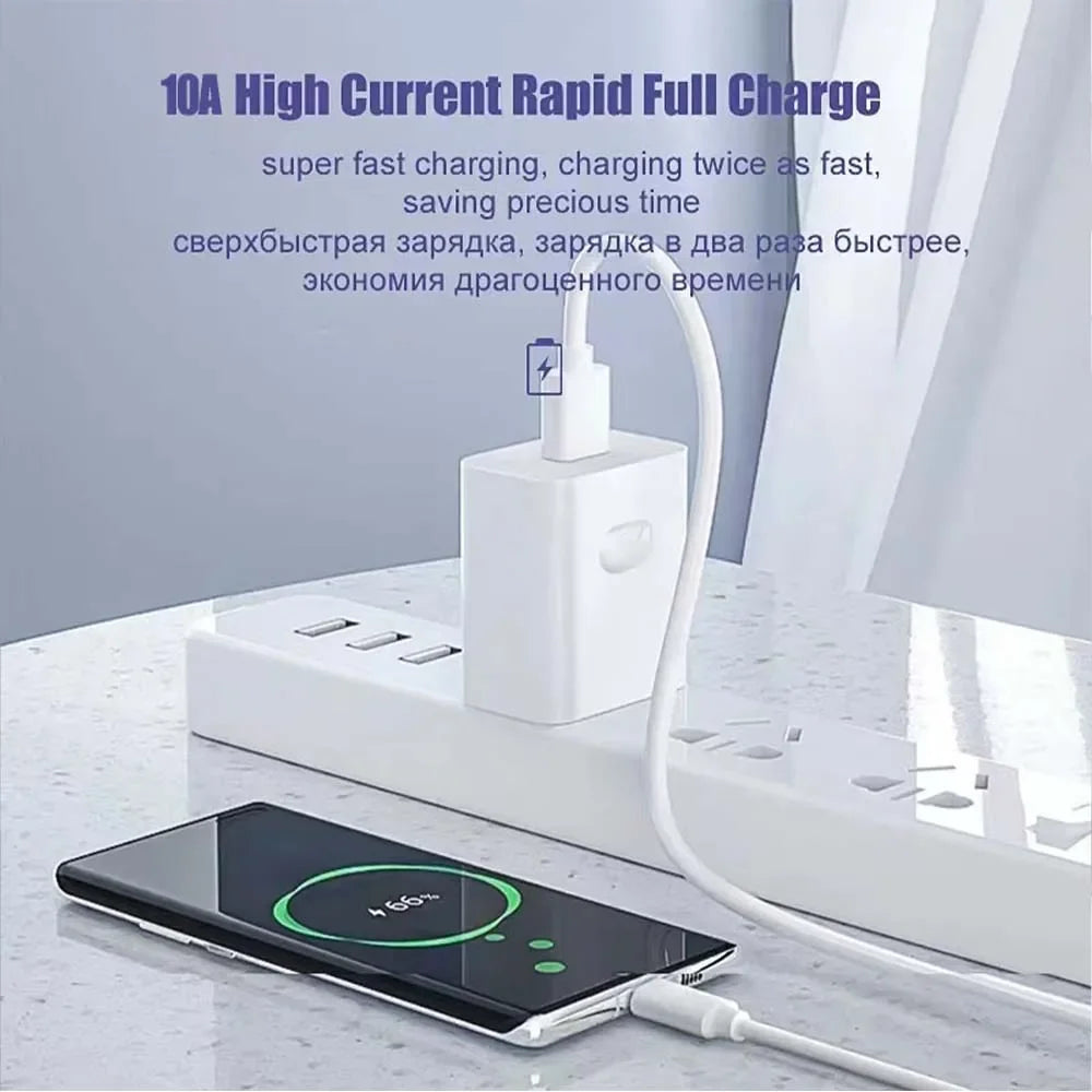 3-Pack 100W USB-C Fast Charging Cable – 6A Quick Charge