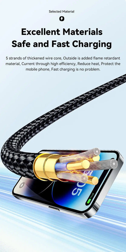 Essager 29W USB-C to Lightning Cable – iPhone 14–8 & iPad, MacBook