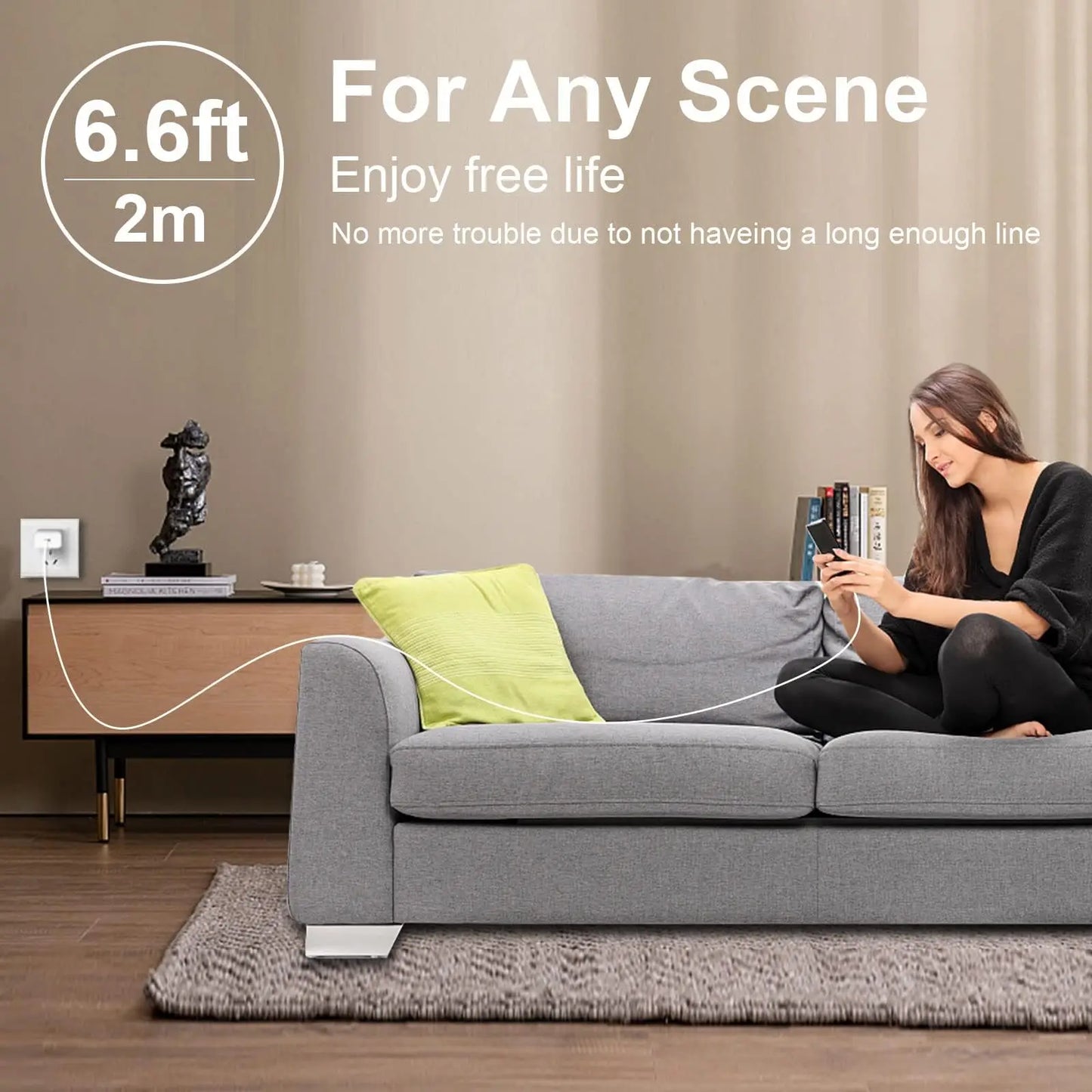 20W USB-C Fast Charger – iPhone 14/13/12/11 & iPad, 6FT Cable