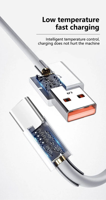 120W USB to USB-C Fast Charging Cable – Huawei, Honor, Xiaomi, Redmi