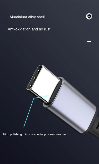 60W USB-C to USB-C Cable – iPhone 15, MacBook, Xiaomi, Samsung