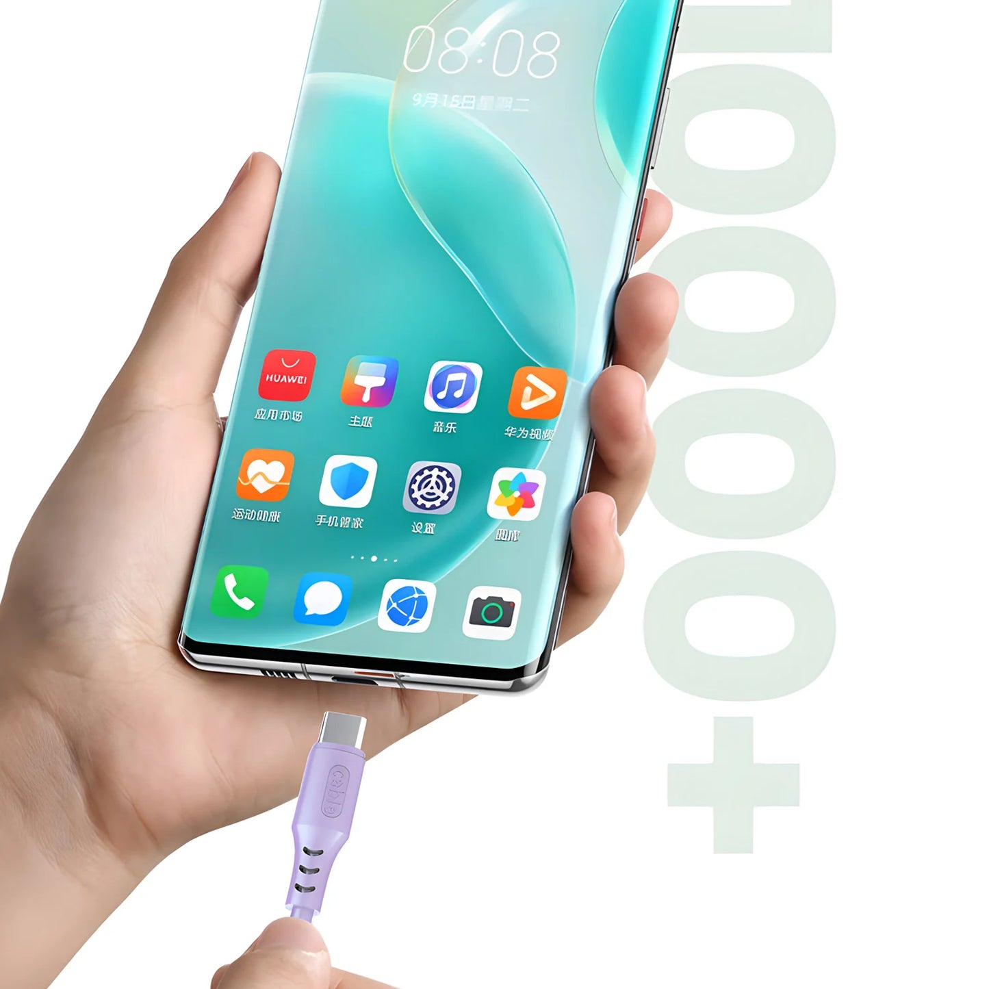 3-in-1 Super Fast Charging Cable – iPhone 15–11, USB-C, Micro USB