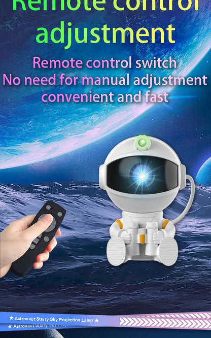 Astronaut Galaxy Projector – LED Starry Night Lamp for Bedroom, Holiday & Kids Gift