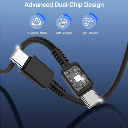 45W Super Fast USB-C Charger with Cable | For Samsung Galaxy S25/S24/S23/S22 Ultra, Note 20