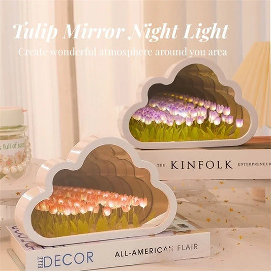 Romantic Handmade Tulip Night Lamp – Unique DIY Gift for Girlfriend, Birthday, Christmas & Holiday Decor