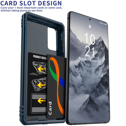 Samsung Galaxy S20 FE 5G Hybrid Rugged Case with Ring Kickstand, Card Slot & Camera Protection