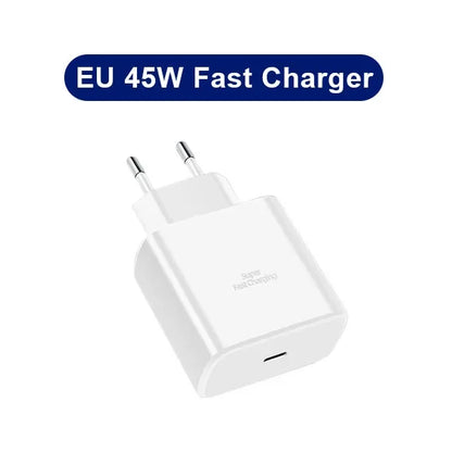 45W PD USB-C Fast Charger – Samsung Galaxy S24/S23/S22/S21/S20 Ultra, S10 Plus