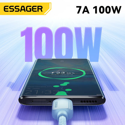 Essager 100W USB-C Cable – Huawei Honor, Xiaomi, OnePlus, Samsung