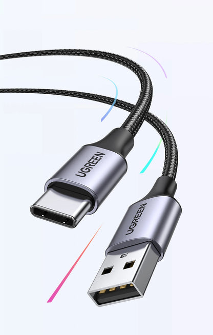 UGREEN 3A USB-C Cable – iPhone 17/16, Xiaomi, Samsung, iPad, Poco