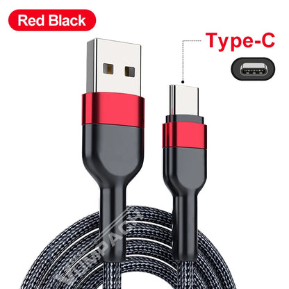 Fast USB-C Cable – Samsung, Xiaomi, Vivo, iPhone 16/15, Huawei