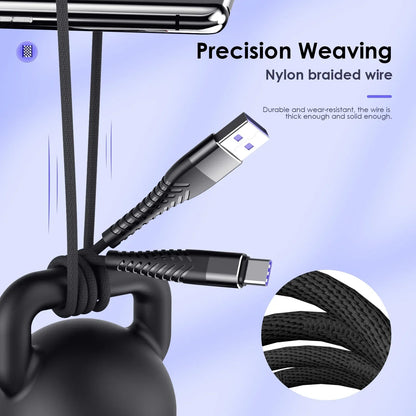 100W 7A USB-C Fast Charging Cable – iPhone, Xiaomi, Huawei, Samsung
