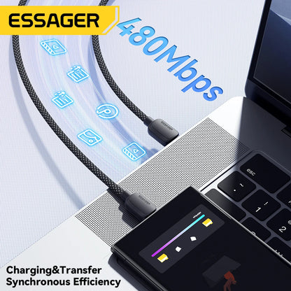 Essager 100W USB-C Cable – Huawei Honor, Xiaomi, OnePlus, Samsung