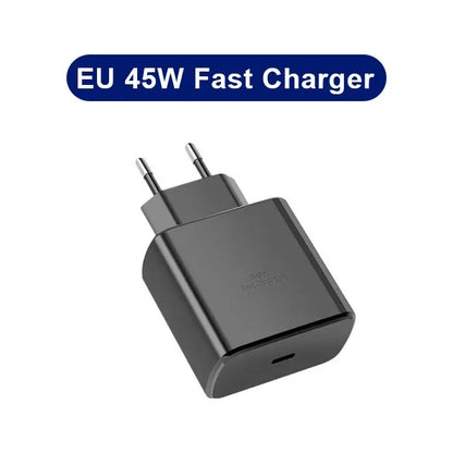 45W PD USB-C Fast Charger – Samsung Galaxy S24/S23/S22/S21/S20 Ultra, S10 Plus